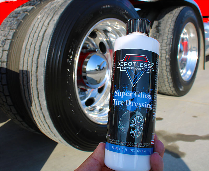 tire dressing spotless car care